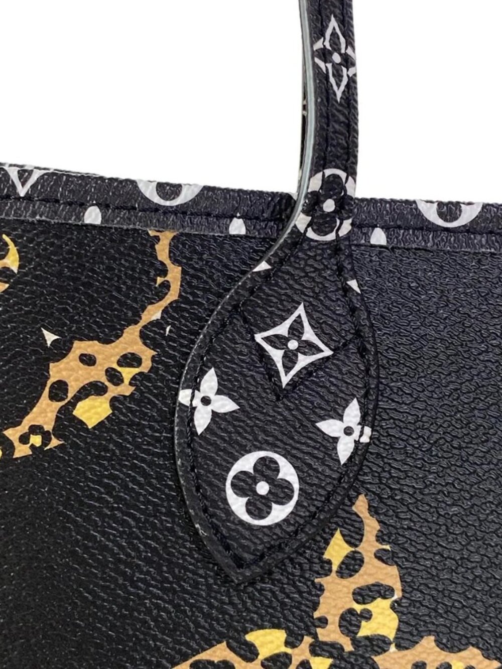 LOUIS VUITTON Neverfull MM M44676 Noir Monogram Jungle GI3139 Tote Bag - Picture 11 of 15